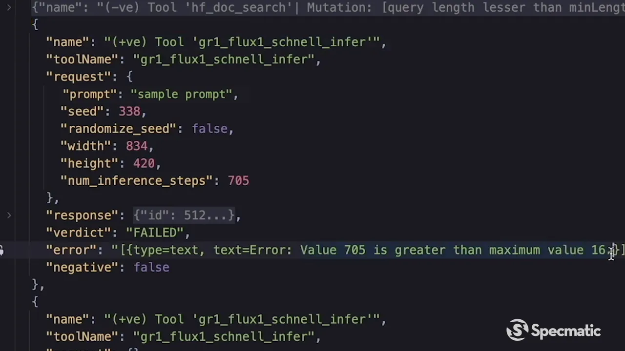 Error showing value 705 greater than maximum 16