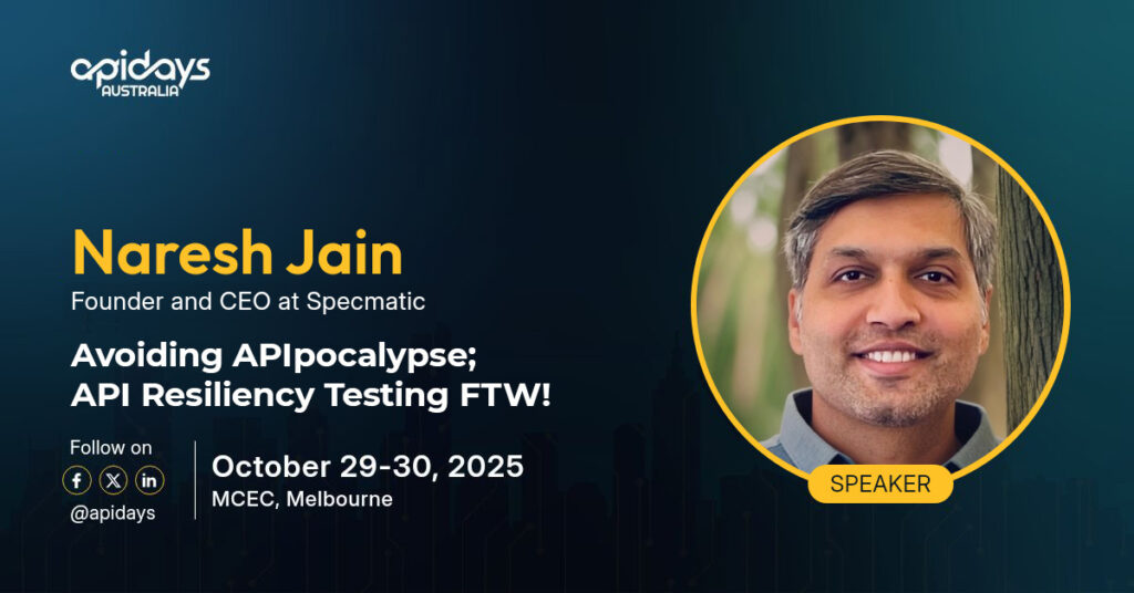 naresh jain apidays australia 2025 speaker card