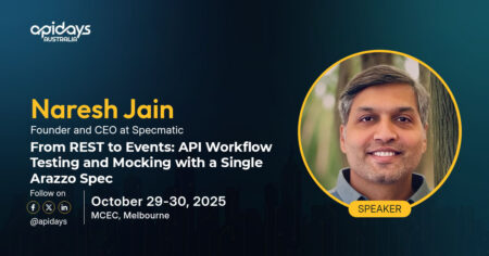 Naresh Jain apidays australia 2025 speaker card