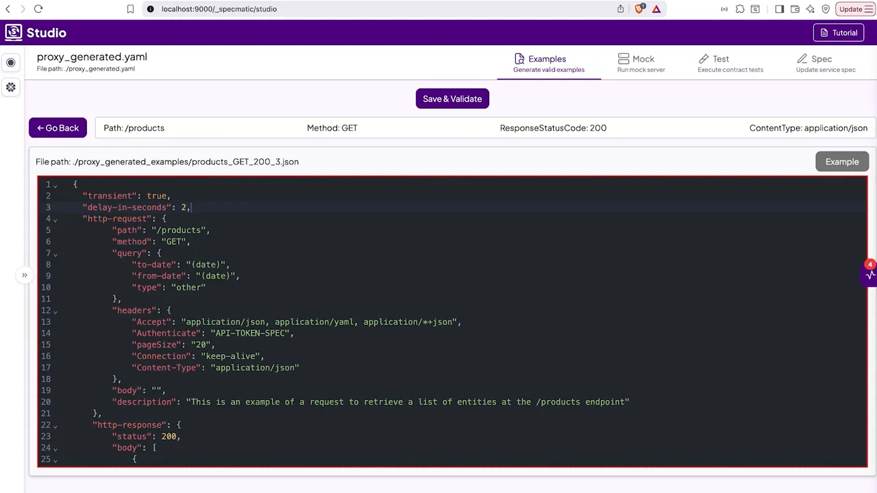 Editor screenshot showing